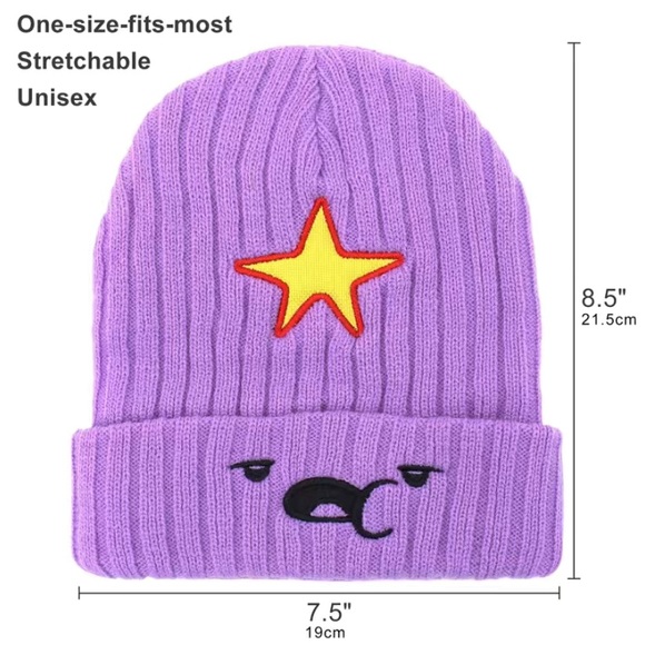 Adventure Time - Lumpy Space Princess LSP Beanie - NWOT -measurements in pics - Picture 3 of 4